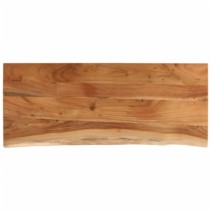 Blat masă 90x40x2,5 cm dreptunghiular lemn acacia margine vie - WALTI WALTI