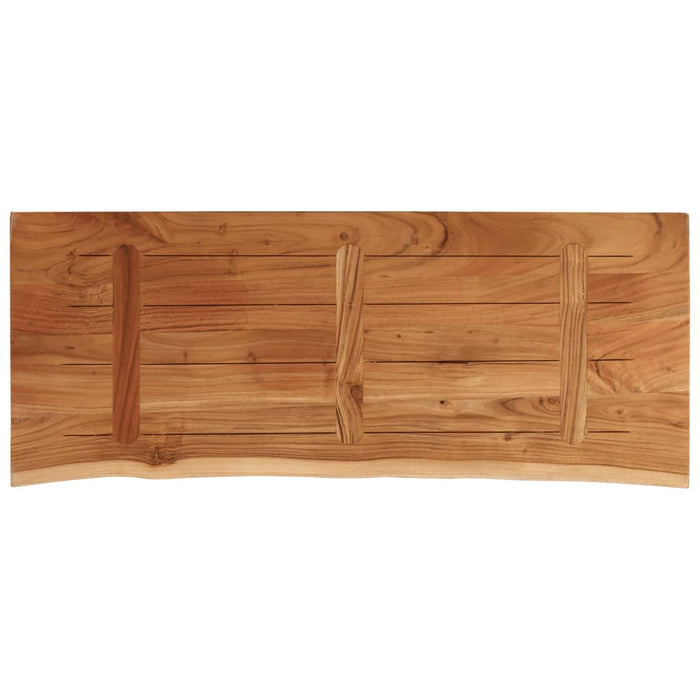 Blat masă 90x40x2,5 cm dreptunghiular lemn acacia margine vie - WALTI WALTI