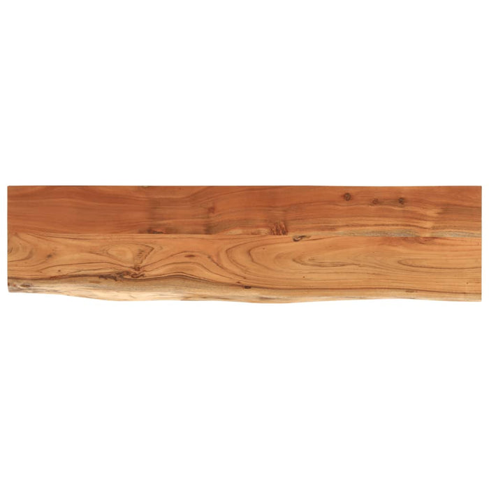 Blat masă 160x40x2,5 cm dreptunghiular lemn acacia margine vie - WALTI WALTI