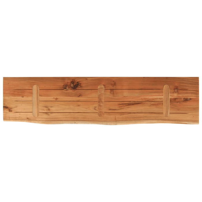 Blat masă 160x40x2,5 cm dreptunghiular lemn acacia margine vie - WALTI WALTI