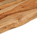 Blat masă 180x40x2,5 cm dreptunghiular lemn acacia margine vie - WALTI WALTI