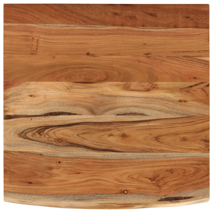 Blat de baie, 60x60x2,5 cm, pătrat, lemn masiv acacia - WALTI WALTI