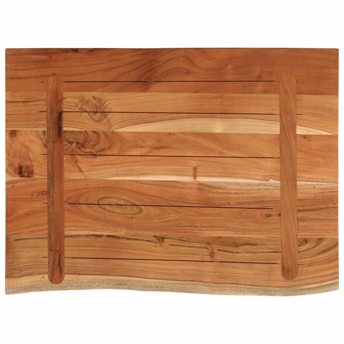 Blat de baie, 70x60x2,5 cm, dreptunghiular, lemn masiv acacia - WALTI WALTI