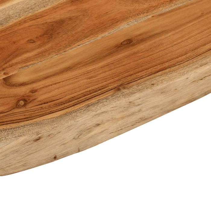 Blat de baie, 70x60x2,5 cm, dreptunghiular, lemn masiv acacia - WALTI WALTI