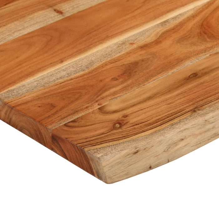 Blat de baie, 70x60x2,5 cm, dreptunghiular, lemn masiv acacia - WALTI WALTI