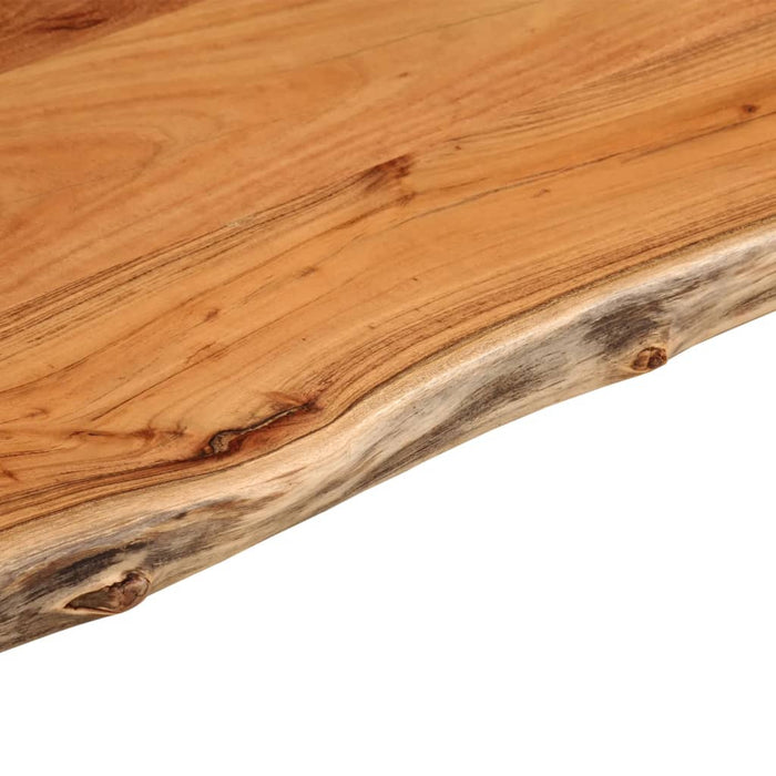 Blat de baie, 120x60x2,5 cm, dreptunghiular, lemn masiv acacia - WALTI WALTI