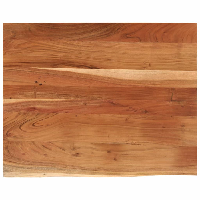 Blat birou 100x80x2,5 cm dreptunghiular lemn acacia margine vie WALTI