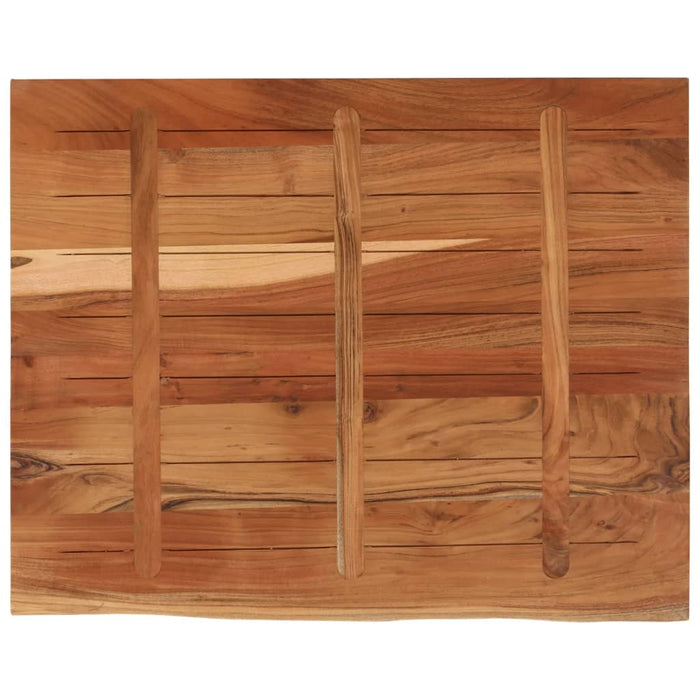 Blat birou 100x80x2,5 cm dreptunghiular lemn acacia margine vie WALTI