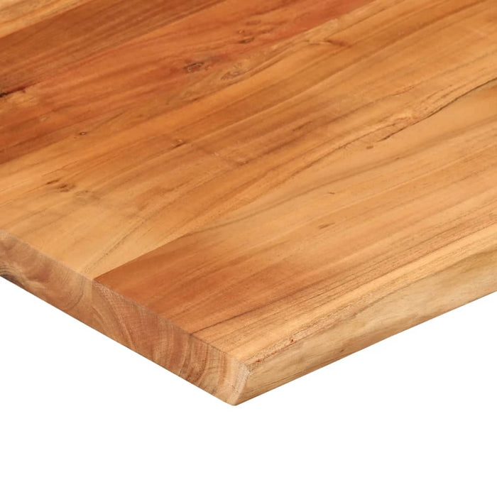 Blat birou 100x80x2,5 cm dreptunghiular lemn acacia margine vie WALTI