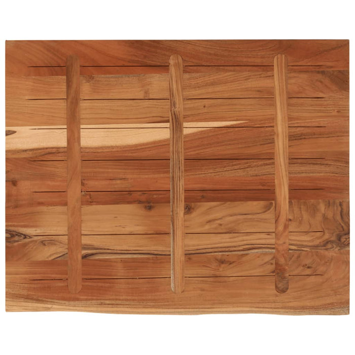 Blat birou 110x80x2,5 cm dreptunghiular lemn acacia margine vie WALTI