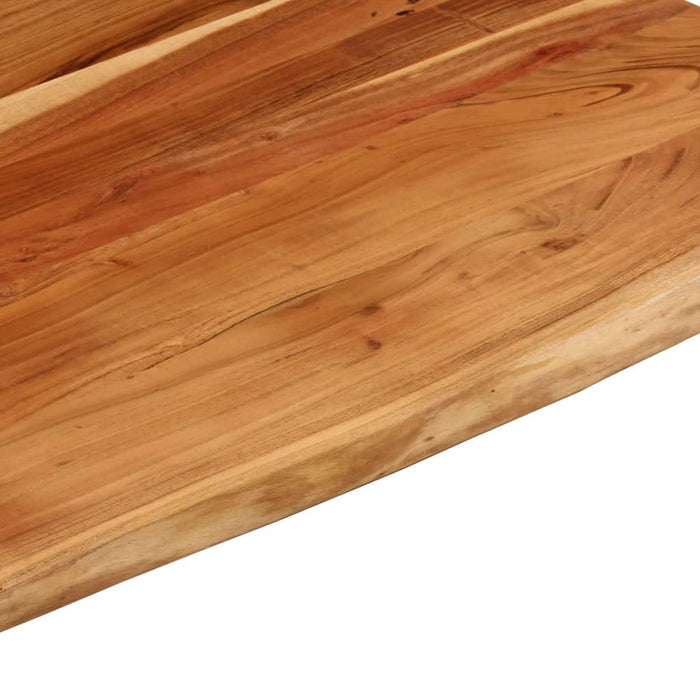 Blat birou 110x80x2,5 cm dreptunghiular lemn acacia margine vie WALTI