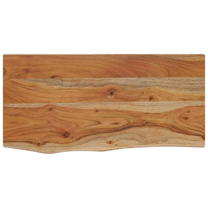 Raft perete 40x20x3,8 cm dreptunghiular lemn acacia margine vie - WALTI WALTI