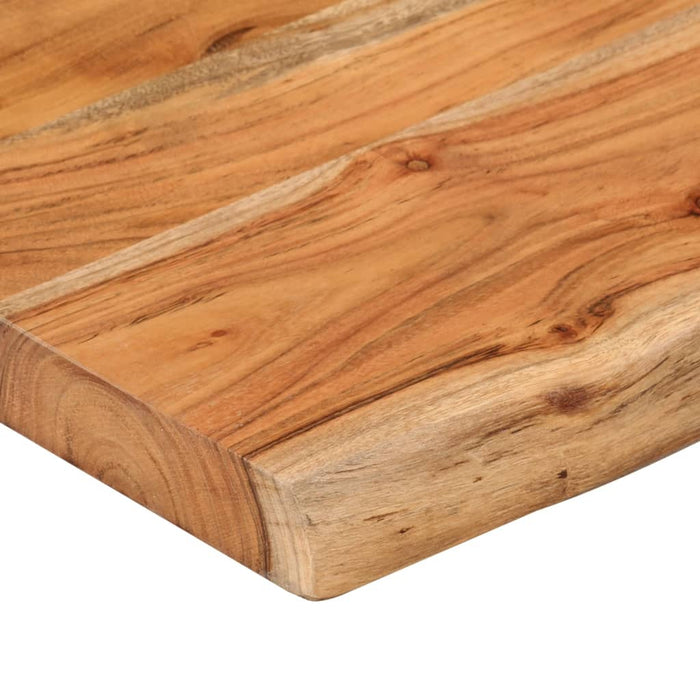 Raft perete 40x20x3,8 cm dreptunghiular lemn acacia margine vie - WALTI WALTI