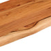 Raft perete 60x20x3,8 cm dreptunghiular lemn acacia margine vie - WALTI WALTI