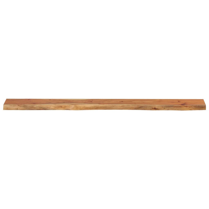 Raft perete 140x20x3,8cm dreptunghiular lemn acacia margine vie - WALTI WALTI