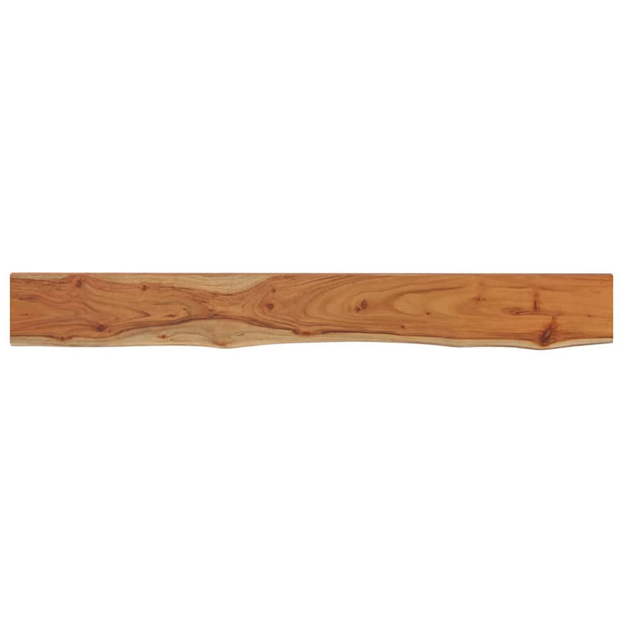 Raft perete 160x20x3,8cm dreptunghiular lemn acacia margine vie - WALTI WALTI