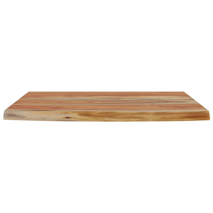 Raft perete 50x30x3,8 cm dreptunghiular lemn acacia margine vie - WALTI WALTI