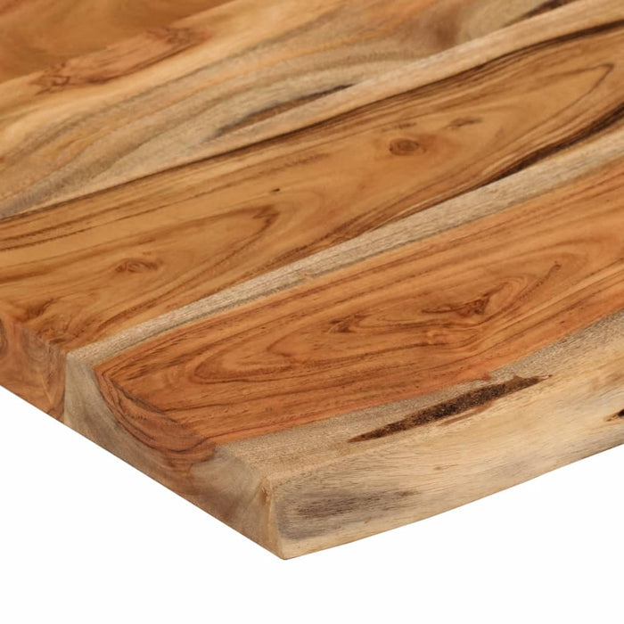 Raft perete 50x30x3,8 cm dreptunghiular lemn acacia margine vie - WALTI WALTI