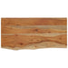 Raft perete 60x30x3,8 cm dreptunghiular lemn acacia margine vie - WALTI WALTI
