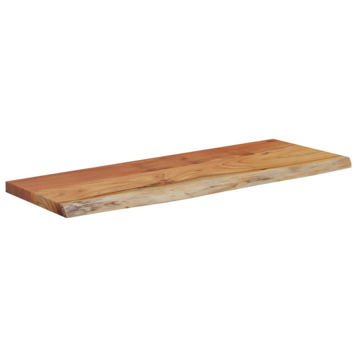 Raft perete 70x30x3,8 cm dreptunghiular lemn acacia margine vie - WALTI WALTI