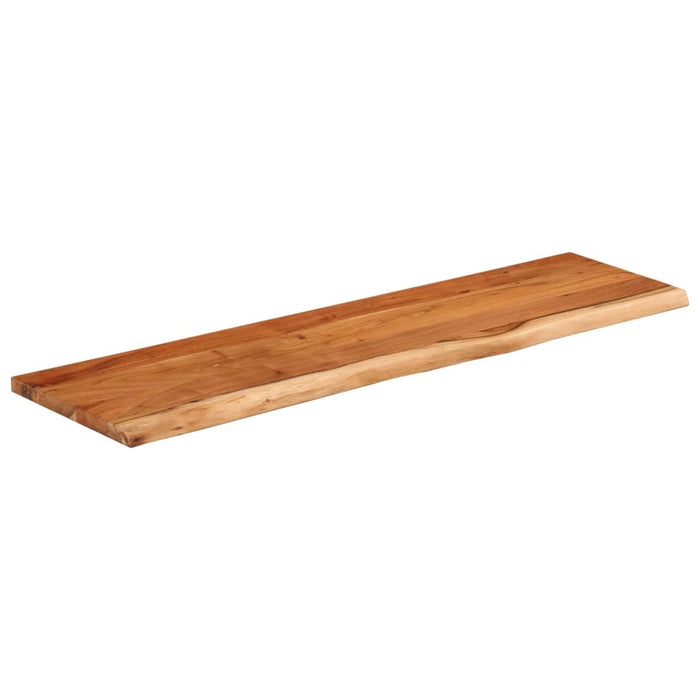 Raft perete 100x30x3,8cm dreptunghiular lemn acacia margine vie - WALTI WALTI