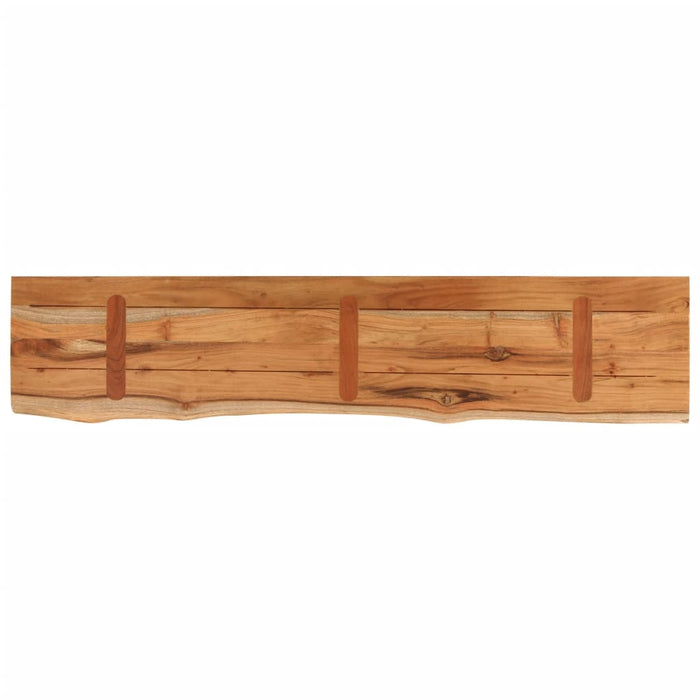 Blat masă 140x30x3,8 cm dreptunghiular lemn acacia margine vie - WALTI WALTI