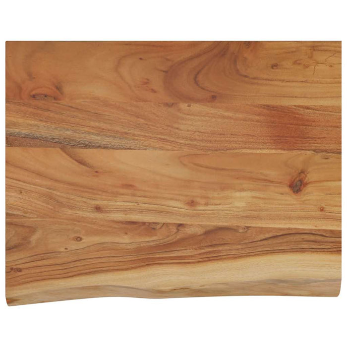 Raft perete 50x40x3,8 cm dreptunghiular lemn acacia margine vie - WALTI WALTI