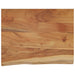 Raft perete 50x40x3,8 cm dreptunghiular lemn acacia margine vie - WALTI WALTI