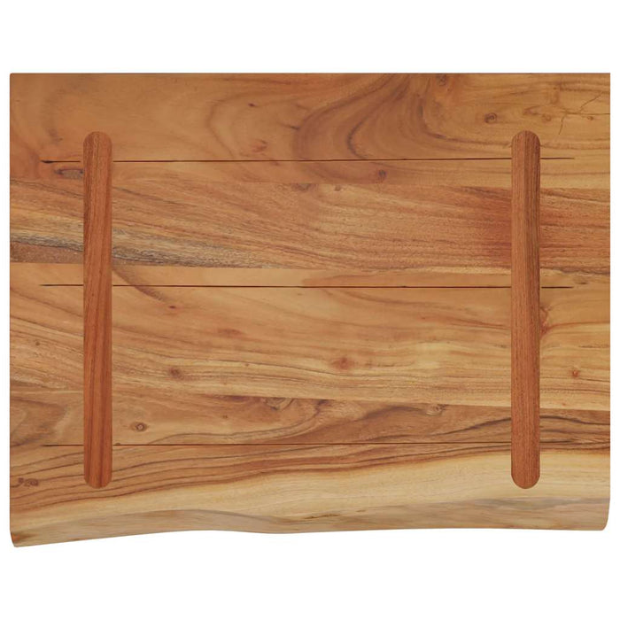 Raft perete 50x40x3,8 cm dreptunghiular lemn acacia margine vie - WALTI WALTI