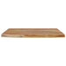 Raft perete 70x40x3,8 cm dreptunghiular lemn acacia margine vie - WALTI WALTI