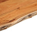 Blat masă 80x40x3,8 cm dreptunghiular lemn acacia margine vie - WALTI WALTI