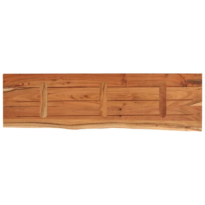 Blat masă 120x40x3,8 cm dreptunghiular lemn acacia margine vie - WALTI WALTI