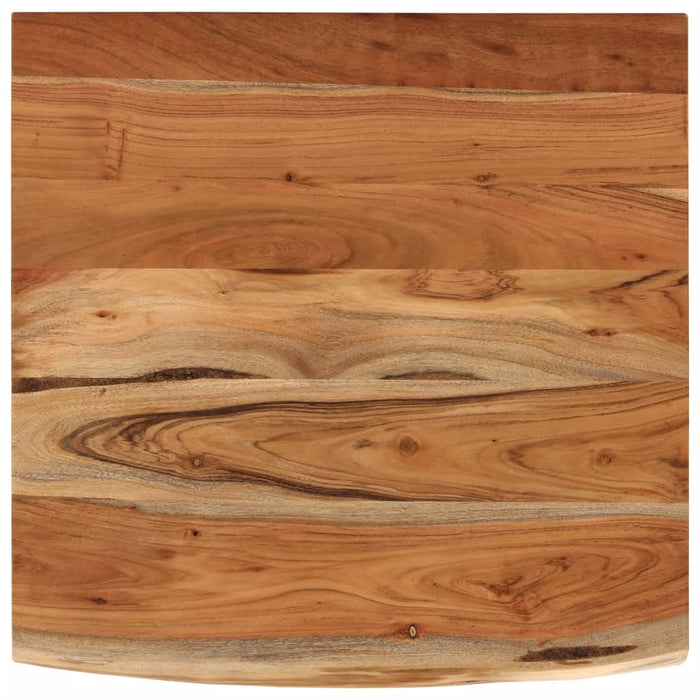 Blat de baie, 60x60x3,8 cm, pătrat, lemn masiv acacia - WALTI WALTI
