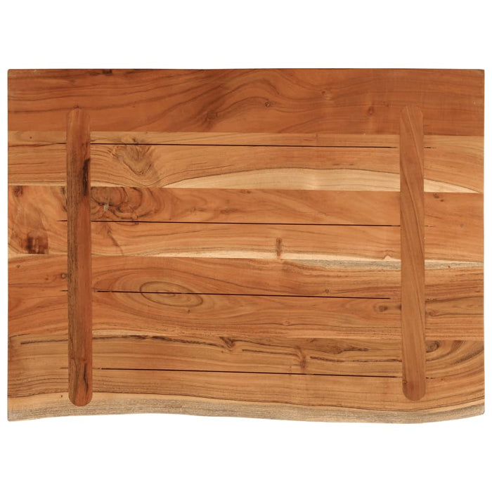Blat de baie, 70x60x3,8 cm, dreptunghiular, lemn masiv acacia - WALTI WALTI