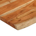 Blat de baie, 70x60x3,8 cm, dreptunghiular, lemn masiv acacia - WALTI WALTI