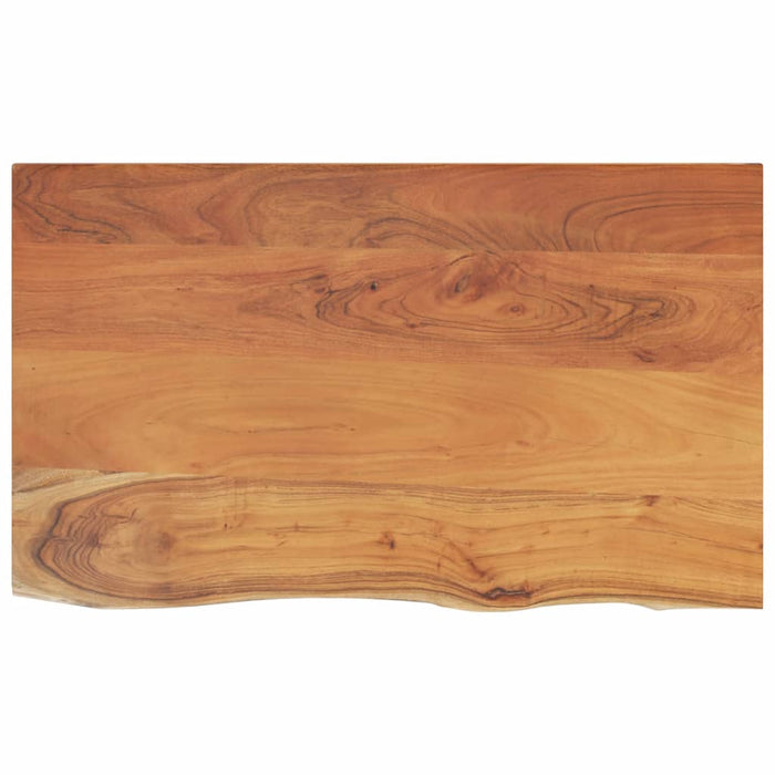 Blat de baie, 110x60x3,8 cm, dreptunghiular, lemn masiv acacia WALTI