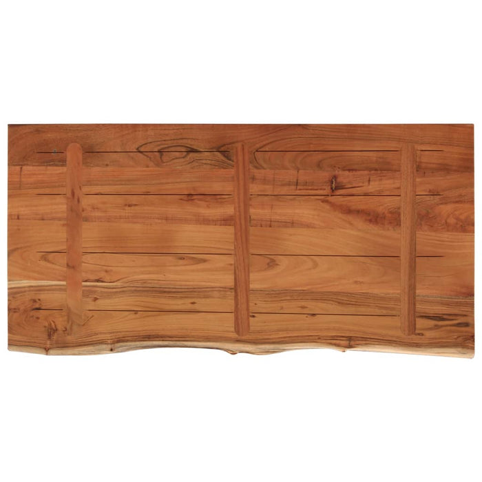 Blat de baie, 120x60x3,8 cm, dreptunghiular, lemn masiv acacia WALTI