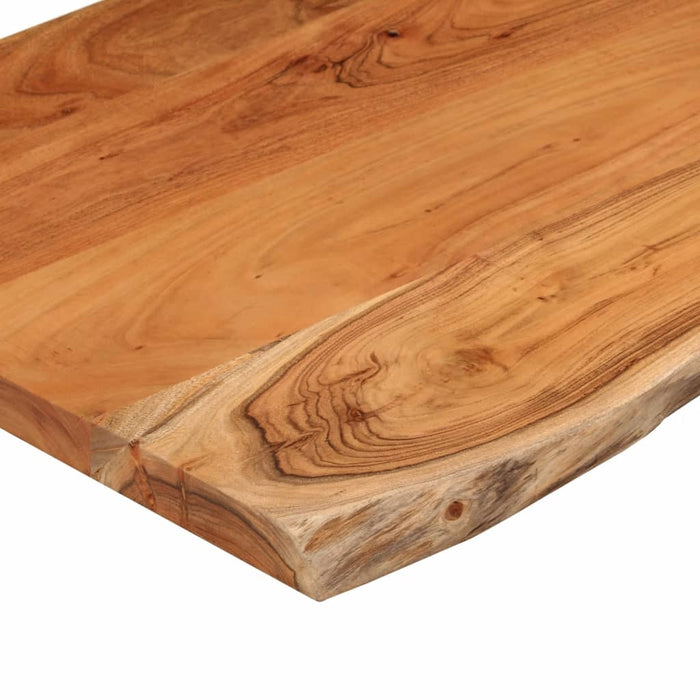 Blat de baie, 120x60x3,8 cm, dreptunghiular, lemn masiv acacia WALTI