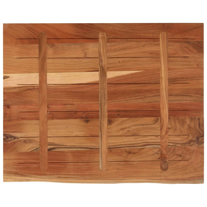 Blat birou 110x80x3,8 cm dreptunghiular lemn acacia margine vie WALTI
