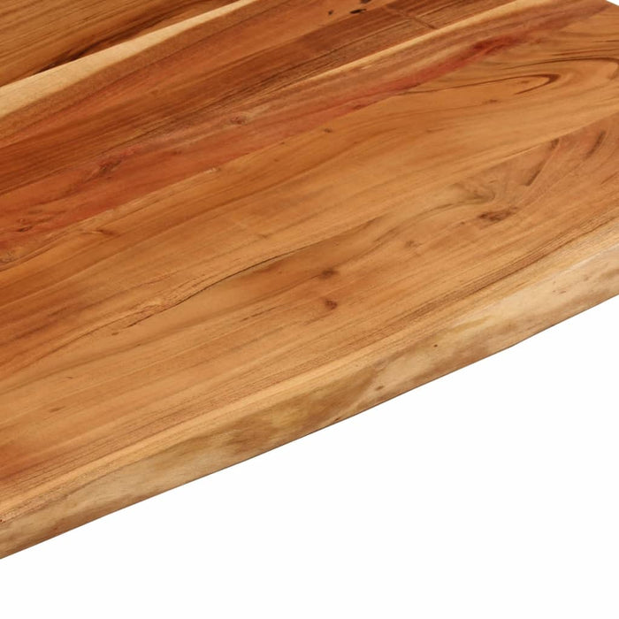Blat birou 110x80x3,8 cm dreptunghiular lemn acacia margine vie WALTI