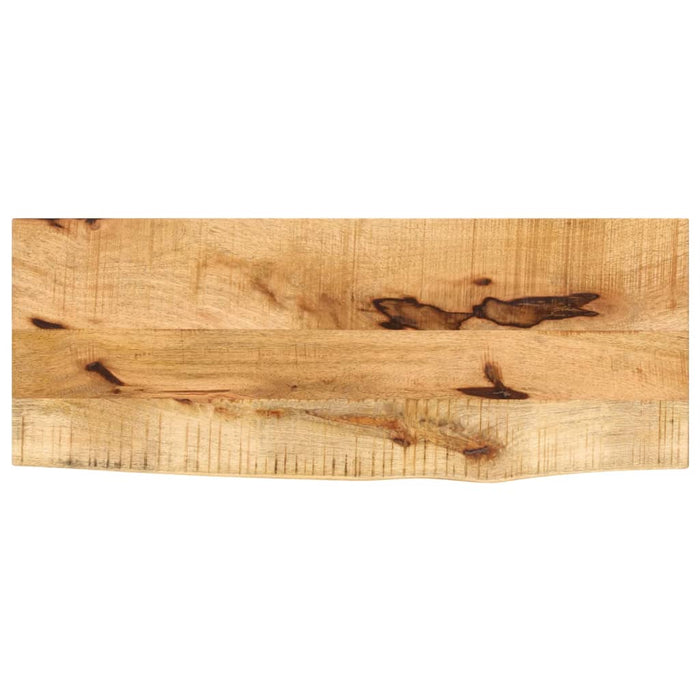 Blat de masă margine naturală, 80x20x2,5 cm, lemn masiv mango WALTI