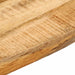 Blat de masă margine naturală, 40x40x2,5 cm, lemn masiv mango - WALTI WALTI