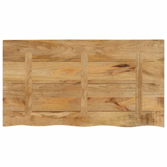Blat de masă margine naturală, 110x60x2,5 cm, lemn masiv mango WALTI