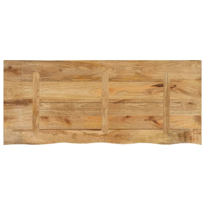 Blat de masă margine naturală, 140x60x2,5 cm, lemn masiv mango WALTI