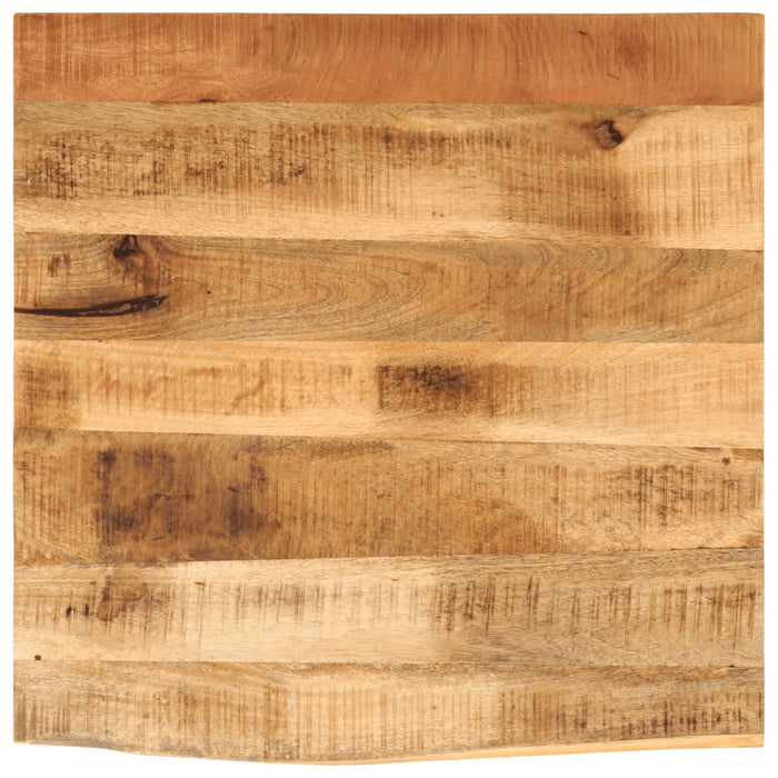 Blat de masă margine naturală, 80x80x2,5 cm, lemn masiv mango - WALTI WALTI