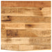 Blat de masă margine naturală, 80x80x2,5 cm, lemn masiv mango - WALTI WALTI