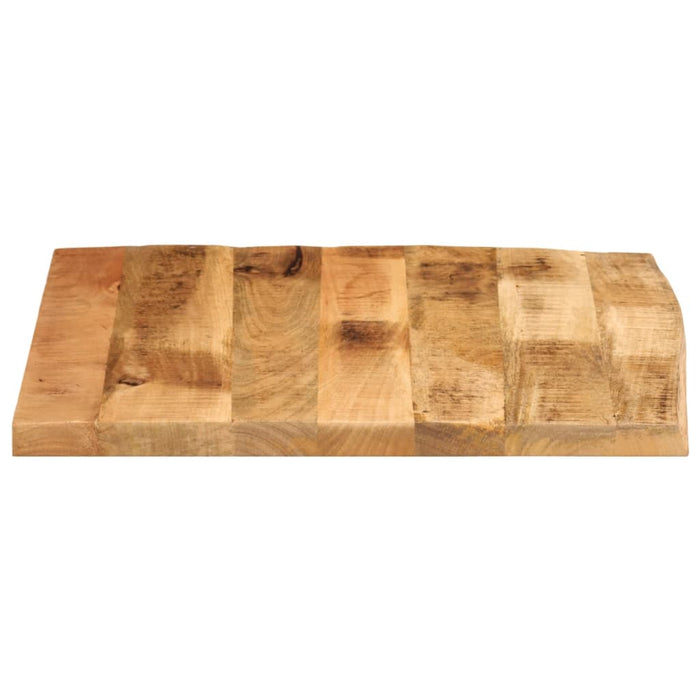 Blat de masă margine naturală, 80x80x2,5 cm, lemn masiv mango - WALTI WALTI