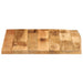 Blat de masă margine naturală, 80x80x2,5 cm, lemn masiv mango - WALTI WALTI