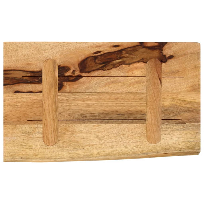 Blat de masă margine naturală, 50x20x3,8 cm, lemn masiv mango - WALTI WALTI