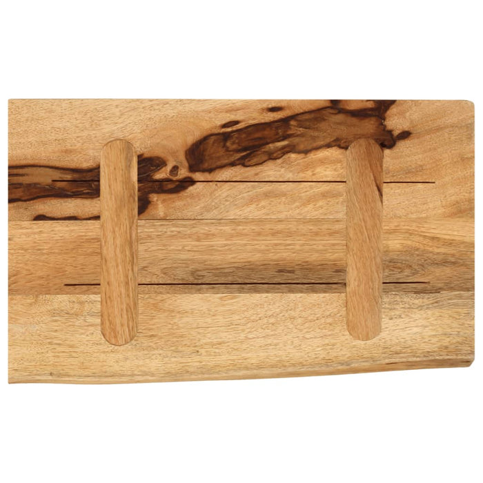 Blat de masă margine naturală, 50x30x3,8 cm, lemn masiv mango WALTI